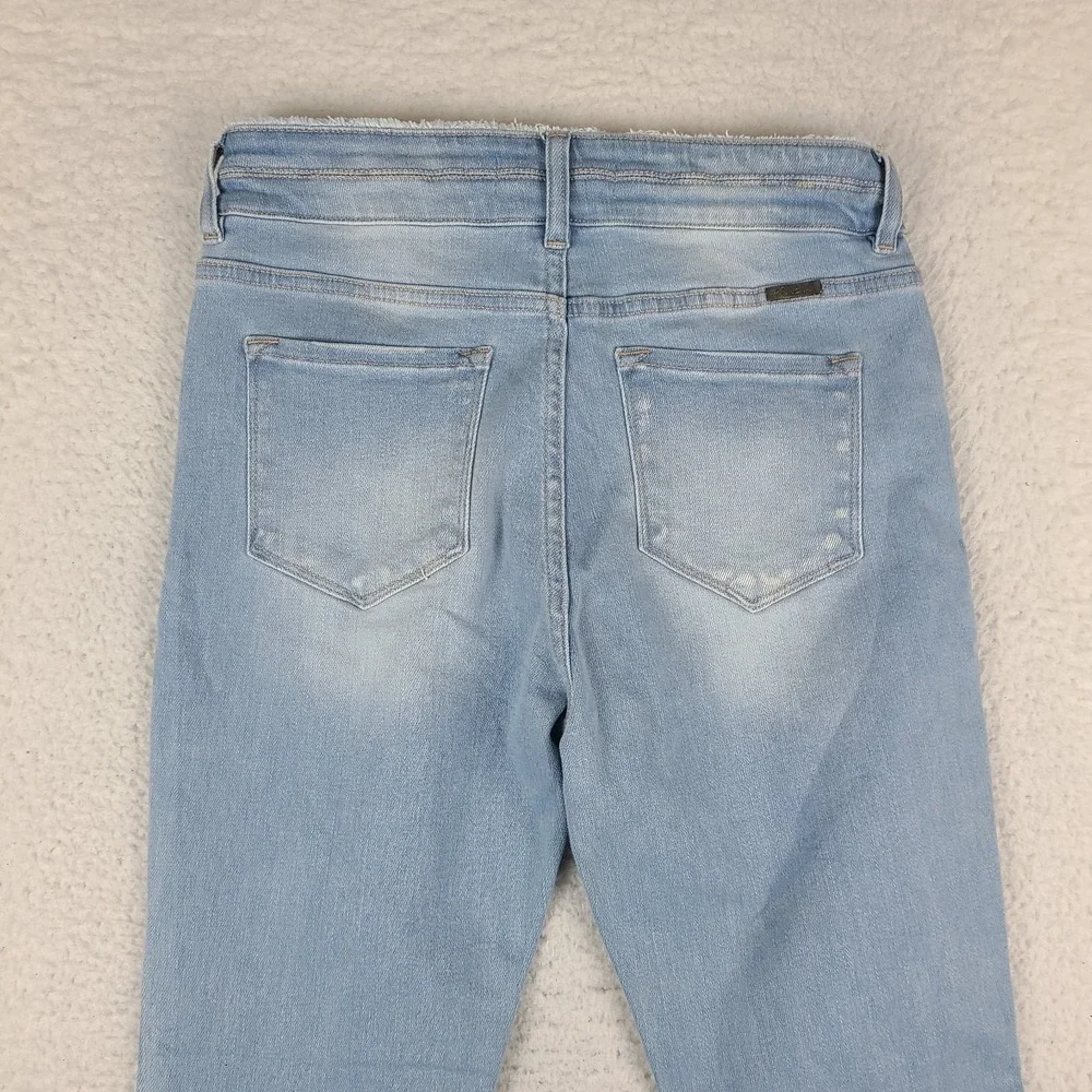 KanCan Jeans Womens 9/28 Blue Danica High Rise Ankle Skinny Distress kc7317l